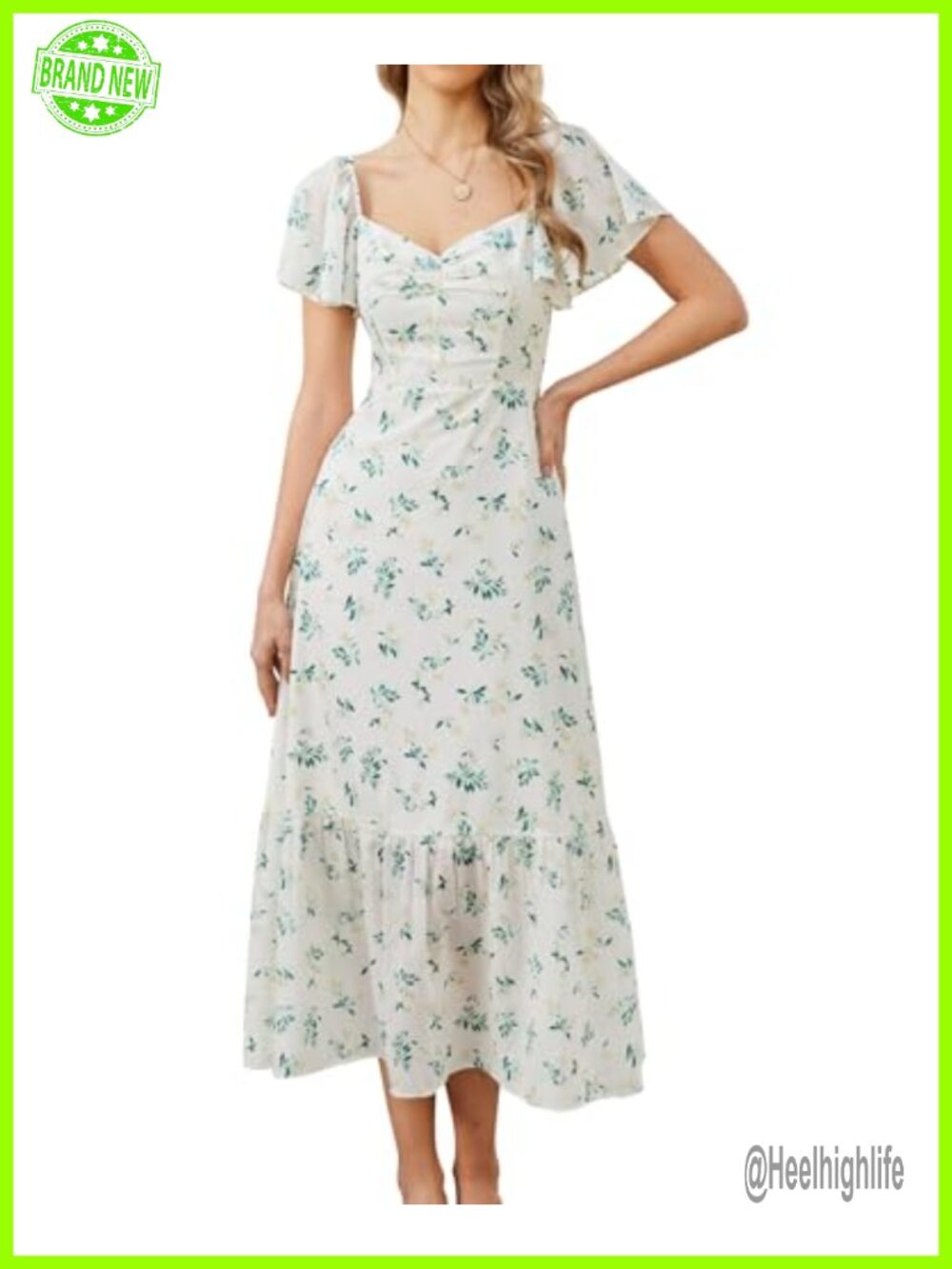 Womens Summer Floral Maxi Dress Flowy Wedding Guest Bridal Shower